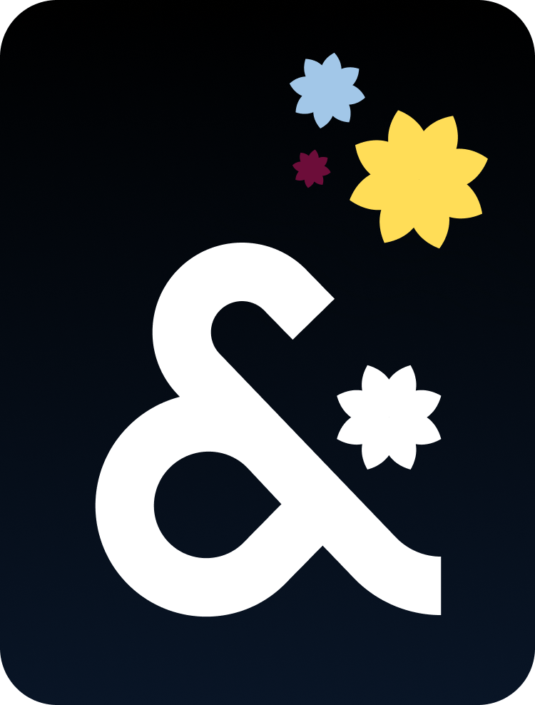 and.flowers mental health brand identity