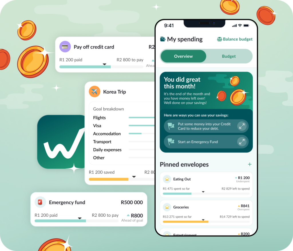 Wealthbit financial product interface